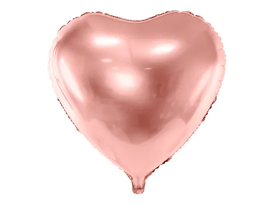 Fóliový balón - Srdce 45cm, ružový
