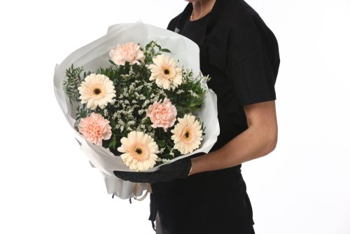 Kytica karafiát s gerberou